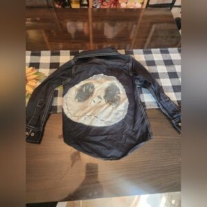 Upcycled Kids Button Down Shirt Size 4